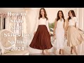 How to style midi skirts for spring 2024  midi skirt styling guide  molly jo