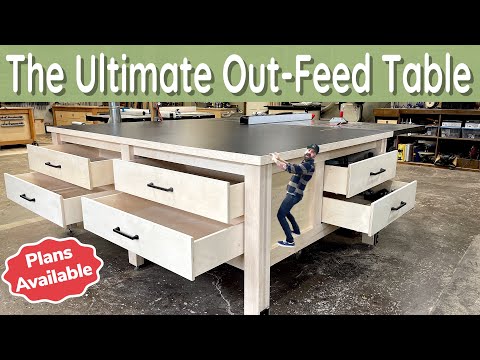 Ultimate Table Saw Out-Feed Table || Out-Feed Table Done Right