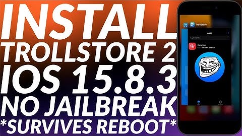 How to Install Trollstore 2 iOS 15.8.3 Without Jailbreak with TrollInstallerX 15.8.3 | Full Guide