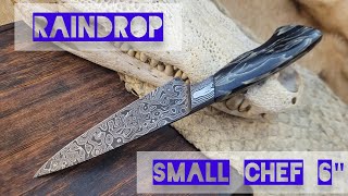 Raindrop Damascus Small Chef   Harpia Knife Making by Harpia Knives 22,766 views 9 months ago 34 minutes