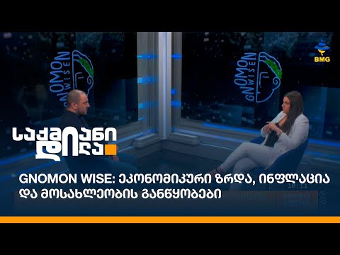 Gnomon Wise: ეკონომიკური ზრდა, ინფლაცია და მოსახლეობის განწყობები