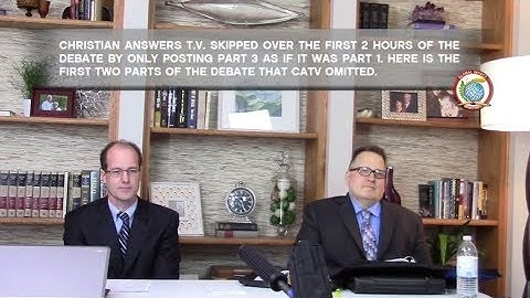 Oneness vs. Trinity Debate - Parts 3 and 4 - Ritchie vs. Morrison