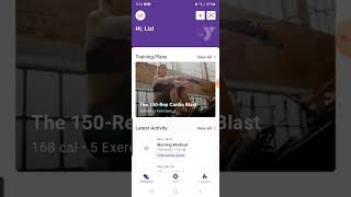 Join the 150 Fitness Challenge on the Y mobile app screenshot 1