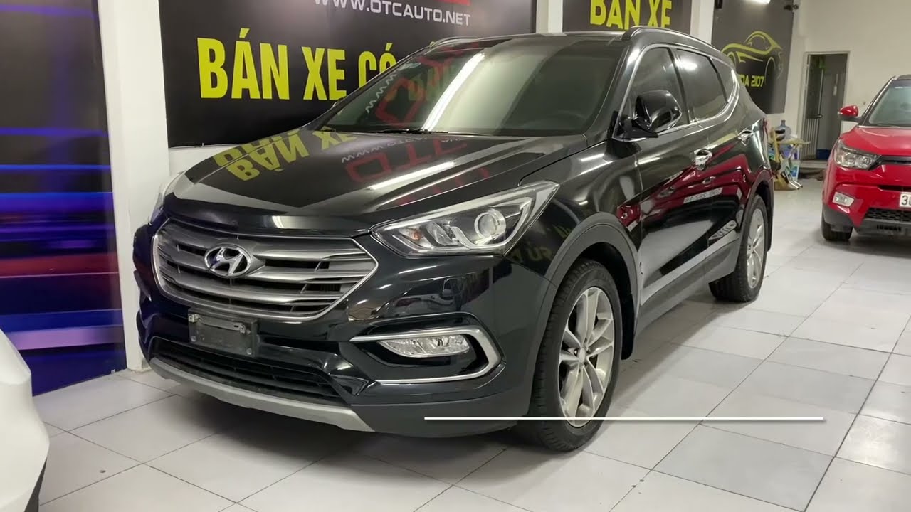 Bán xe ô tô cũ Hyundai Santafe máy dầu sx cuối 2017 - YouTube