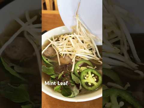 Mint leaf pho #美食 #food #pho