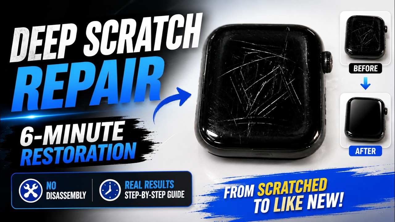Dry polishing machine for deep scratches video