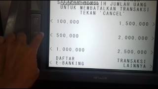 Cara Tarik Tunai di ATM Bca