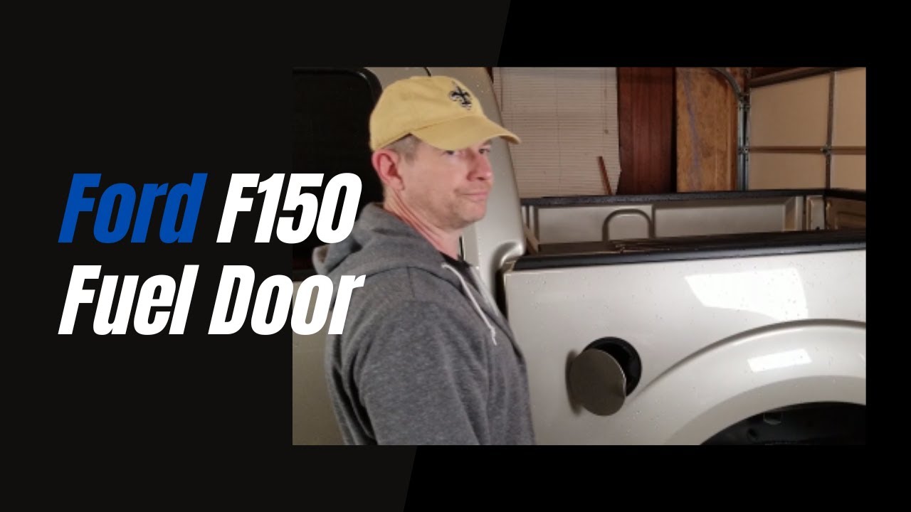 BAD DESIGN! Ford F150 Fuel door won't stay closed. #f150 #ford #fuel #