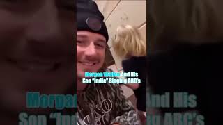 Morgan wallen and his son this soo cute 🥰 #morganwallen #countrysinger #dad #countrystar #shorts