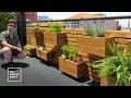 Vertical Garden With Modular Planters // Terrace Makeover - Tiny Apartment Build Ep.16