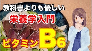 【栄養学の基礎】ビタミンB6の特徴や生理作用、過剰症や欠乏症などを簡単に解説してみた！