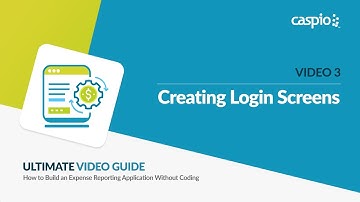 Building an Expense Reporting Application / Part 3 of 5 / Creating Login Screens