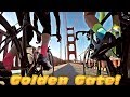 THE GOLDEN GATE BRIDGE AT GOLDEN HOUR - #cycling San Francisco