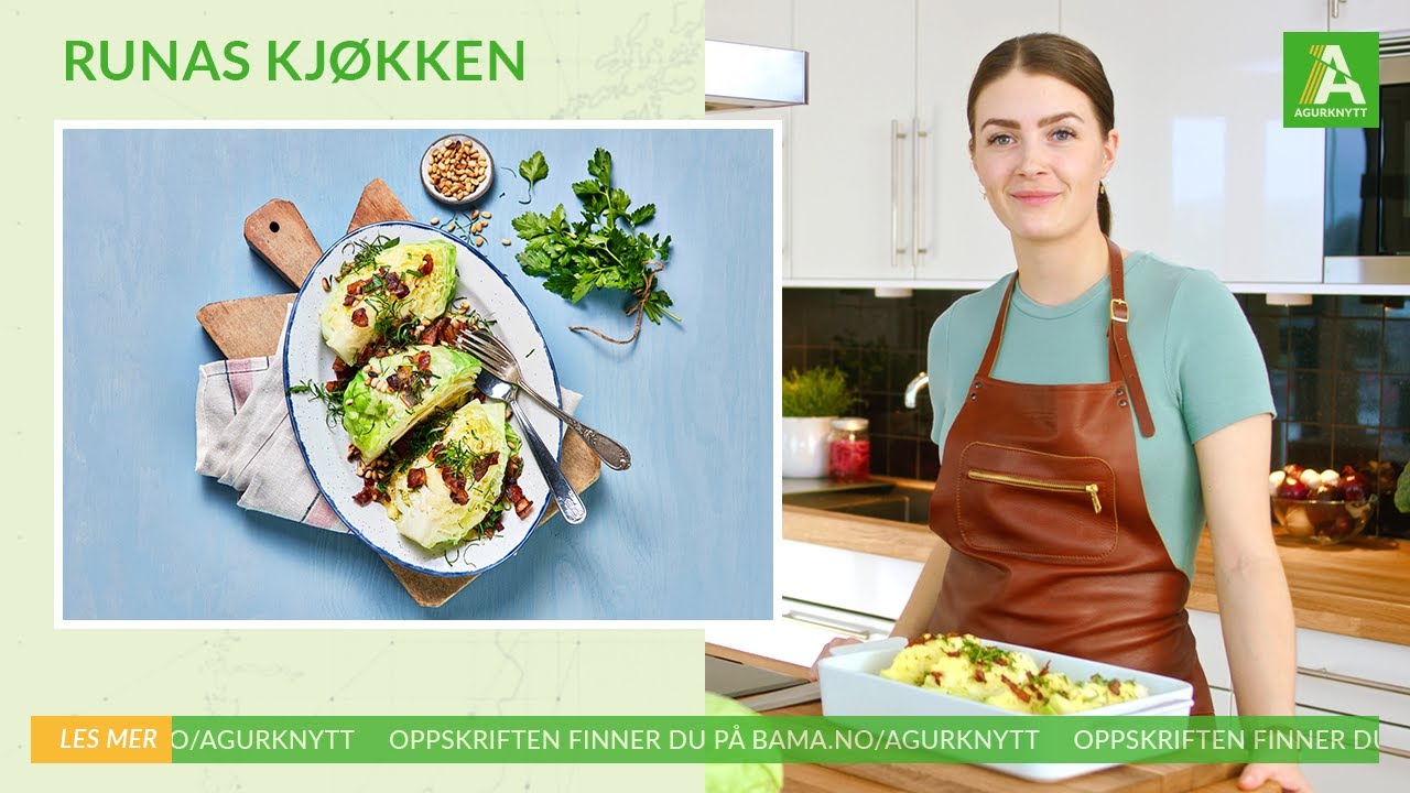 Oppskrift på gratinert nykål | Runas kjøkken