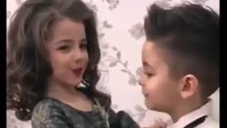 اجمل طفلين على اغنية تركية(sanga sanagan)