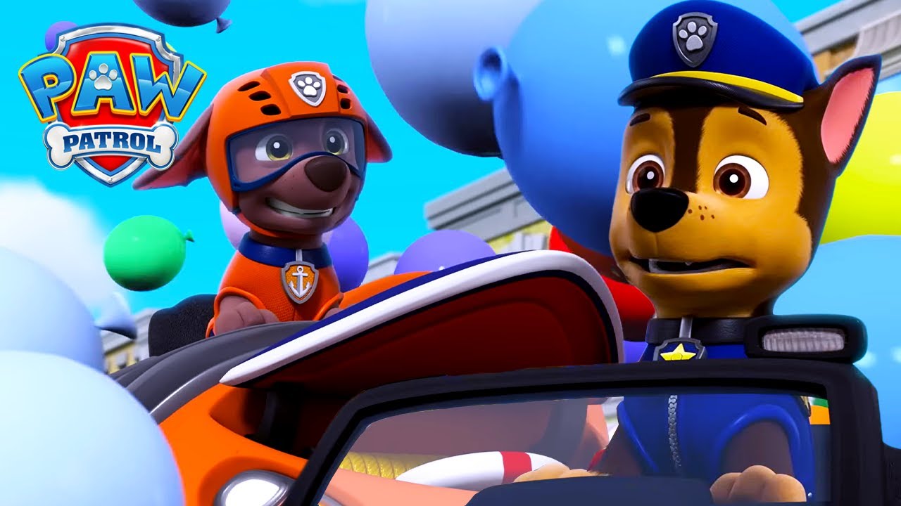 كارثة في الخليج! زوما وتشيس يوقفان المهرّج المجنون! | الدوريات الصغيره | Paw Patrol Arabic | تجميع
