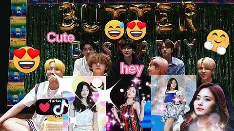 bts reaction to tzuyu tiktok compilation 2022