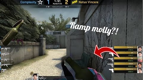 CSGO - Overpass molly T-Ramp