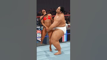 Yokozuna Vs Bianca Belair WWE 2K25💥#wwe2k25 #shorts