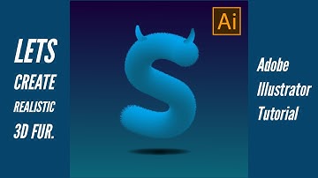 Realistic 3D Fur | Adobe Illustrator Tutorial | By Sourabh Kundu