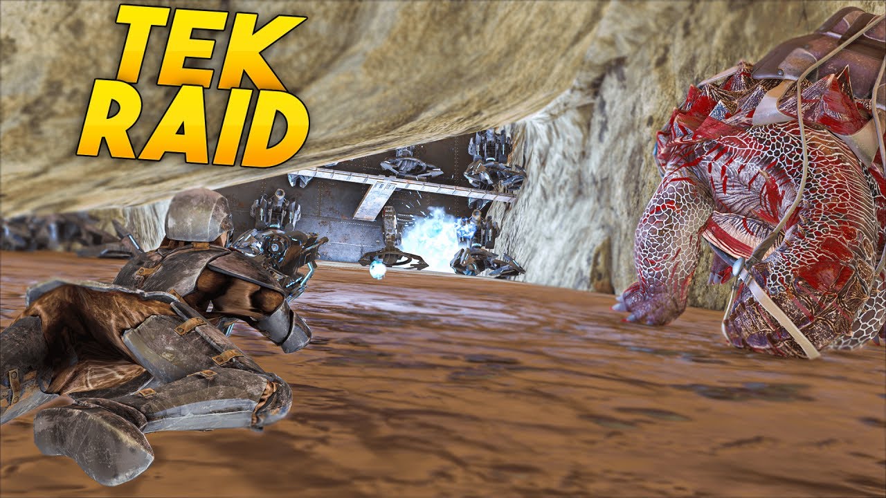 How We Raided A TEK Cave In Minutes - ARK PvP