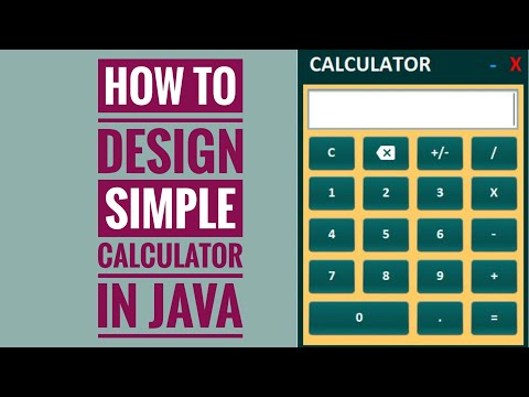 How to design Simple Calculator in JAVA | Project Hustle |