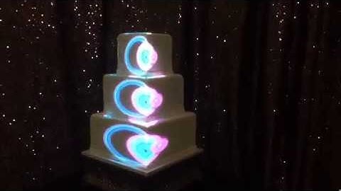 Cake Projection Mapping Teaser by Karma Event Lighting