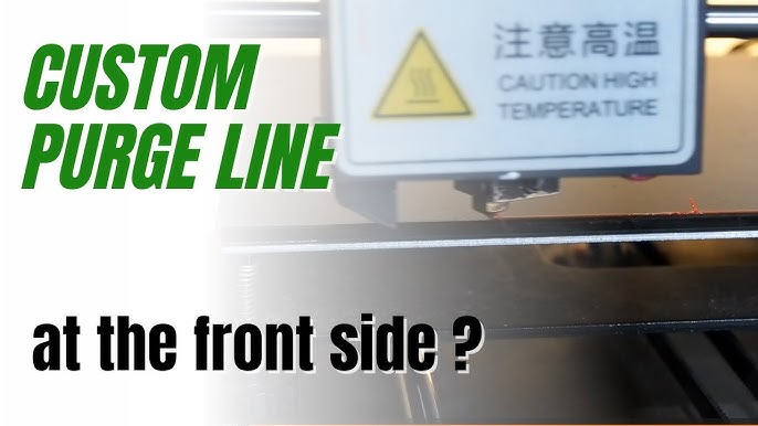 PrusaSlicer with Ender 3 V2 - Purge/ Prime line?