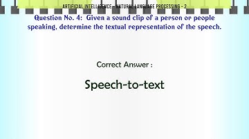 MCQ Questions Natural Language Processing - 2 with Answers