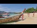  long beach phi phi island  thailand 4k walking tour