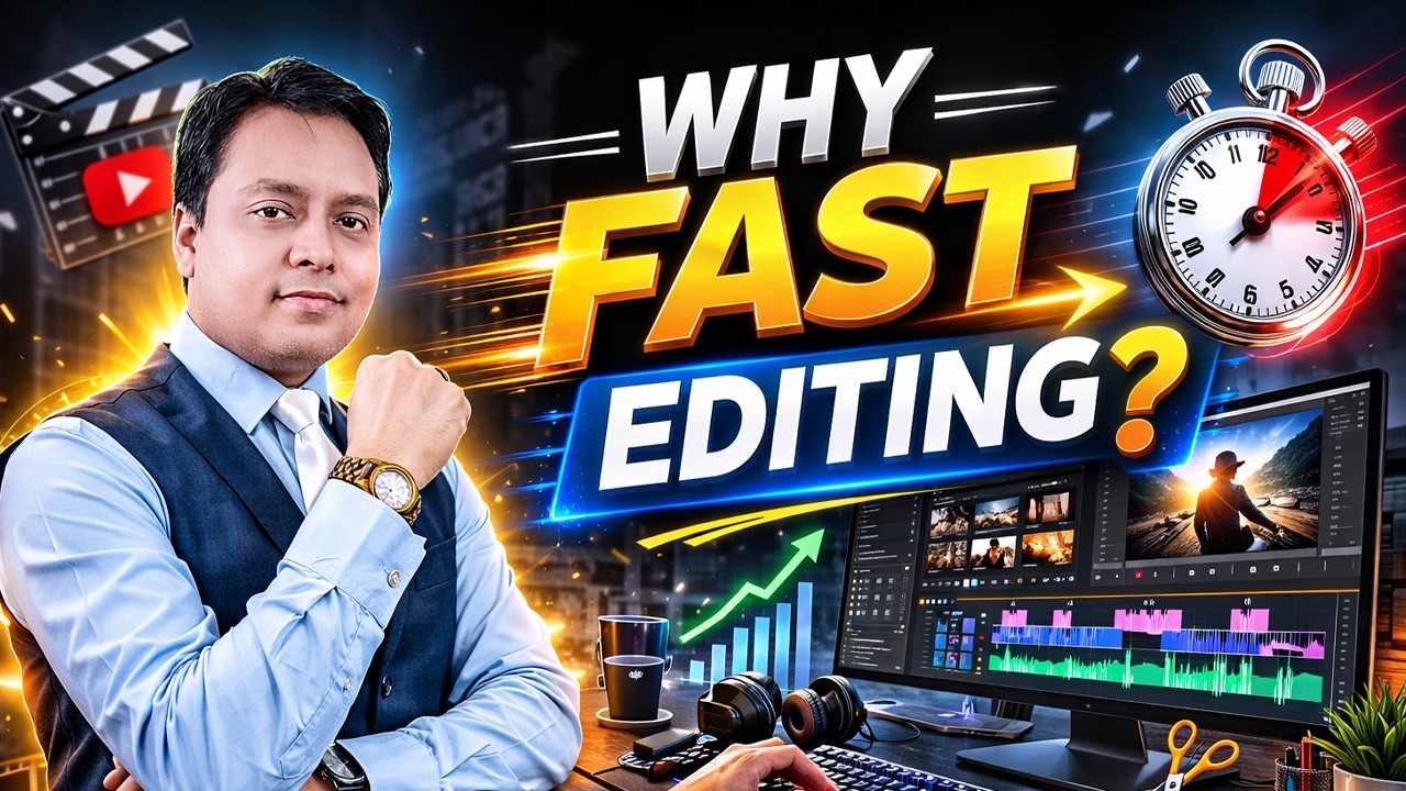 Why Fast Video Editing Matters: Save Time, Get More Clients, Earn More | Ajay Sinha