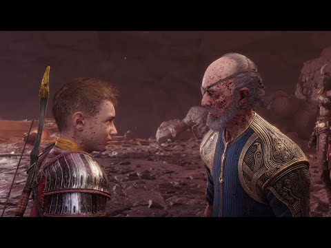 Freya's tattoo will max glows after Odin's death, WHY?│GOD OF WAR RAGNAROK│4K  Cutscenes video 