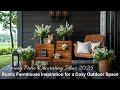 Timeless Spring Vibes | Rustic Farmhouse Porch &amp; Patio Decor Ideas for 2025