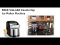 FREE VILLAGE Countertop Portable Ice Maker Machine - Z5812C-BLACK