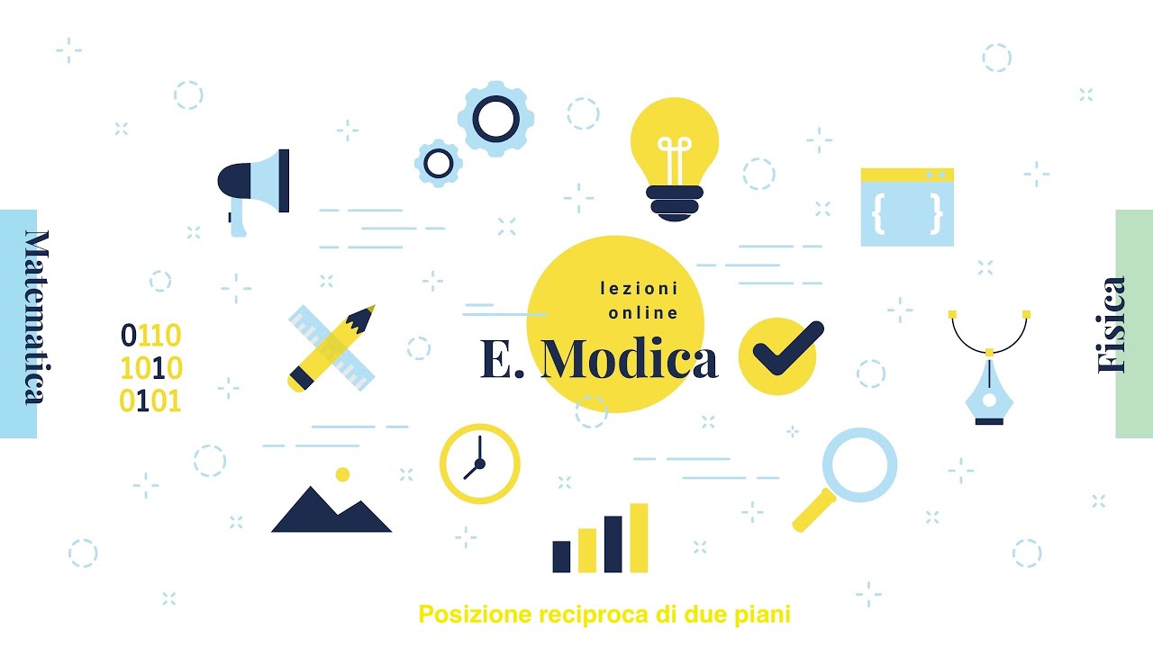 Posizione reciproca di due piani