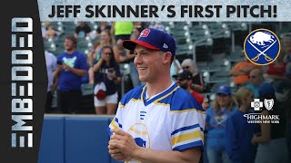 Jeff Skinner's First Pitch! | Buffalo Sabres: Embedded