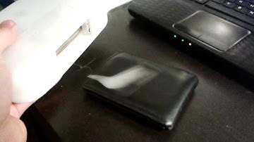 Xenon flash lamp discharge on my wallet