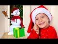 Снеговик | Рождественская песенка для детей | Майя и Маша