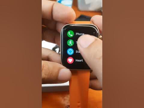 Glory Fit Smart watch Menus(QS08) - Quick Glance - YouTube