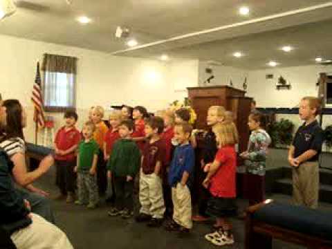 Upson Christian Academy singing "II Timothy 1:7"