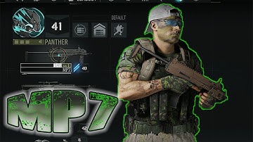 Mp7 Live fire test! bullet drop damage | Tom Clancy