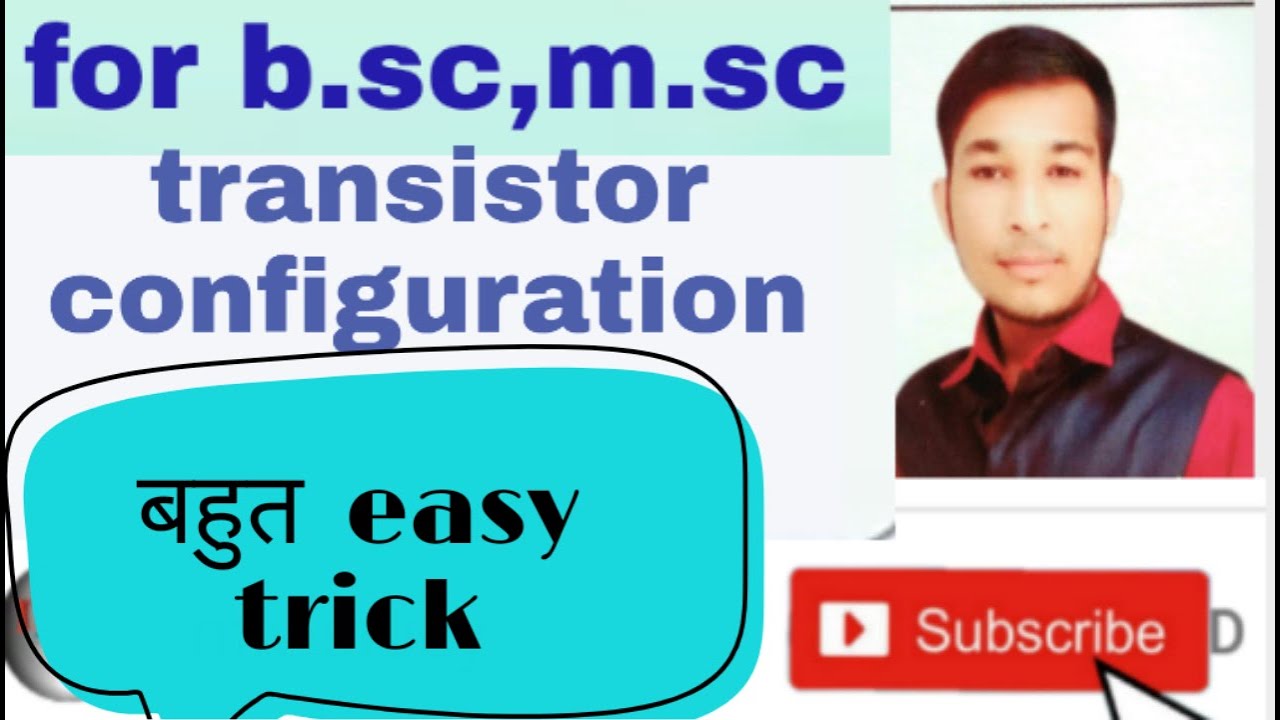transistor configuration in hindi YouTube