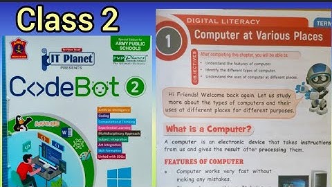 COMPUTER AT VARIOUS PLACES, Class 2 - (Chapter 1)# IT Planet # Computer# APS