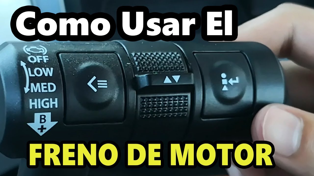 Como usar el freno de motor de TRAILER y a cuantas revoluciones en cualquier motor   engine break