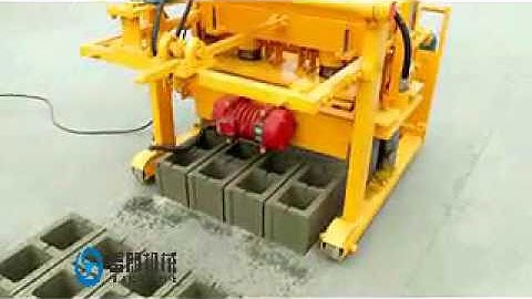 QTF40-3A manual mobile concrete block making machine