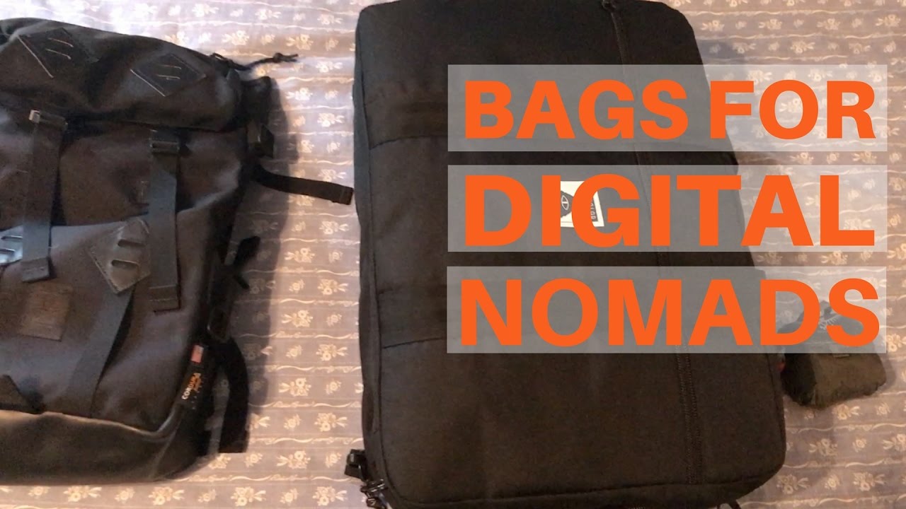 BEST BAGS FOR DIGITAL NOMADS IN 2017 Vlog 017 YouTube