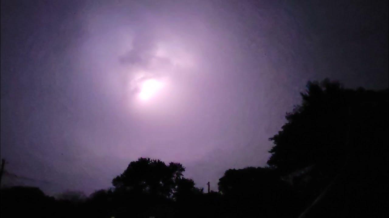 Rapid Lightning Flashes Sudden Thunderstorm Appeared Out of No Where