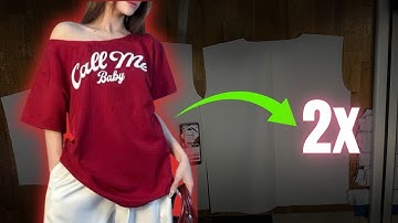 Hướng Dẫn Tự Làm Rập Áo Bẹt Vai Form Rộng: Chuẩn Phong Cách, Chuẩn Dáng Bán Sàn | Cắt May