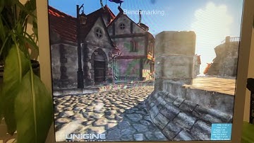 Unigine Heaven benchmark running backwards with negative FPS