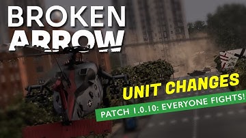 Patch 1.0.10 Unit Changes / Broken Arrow